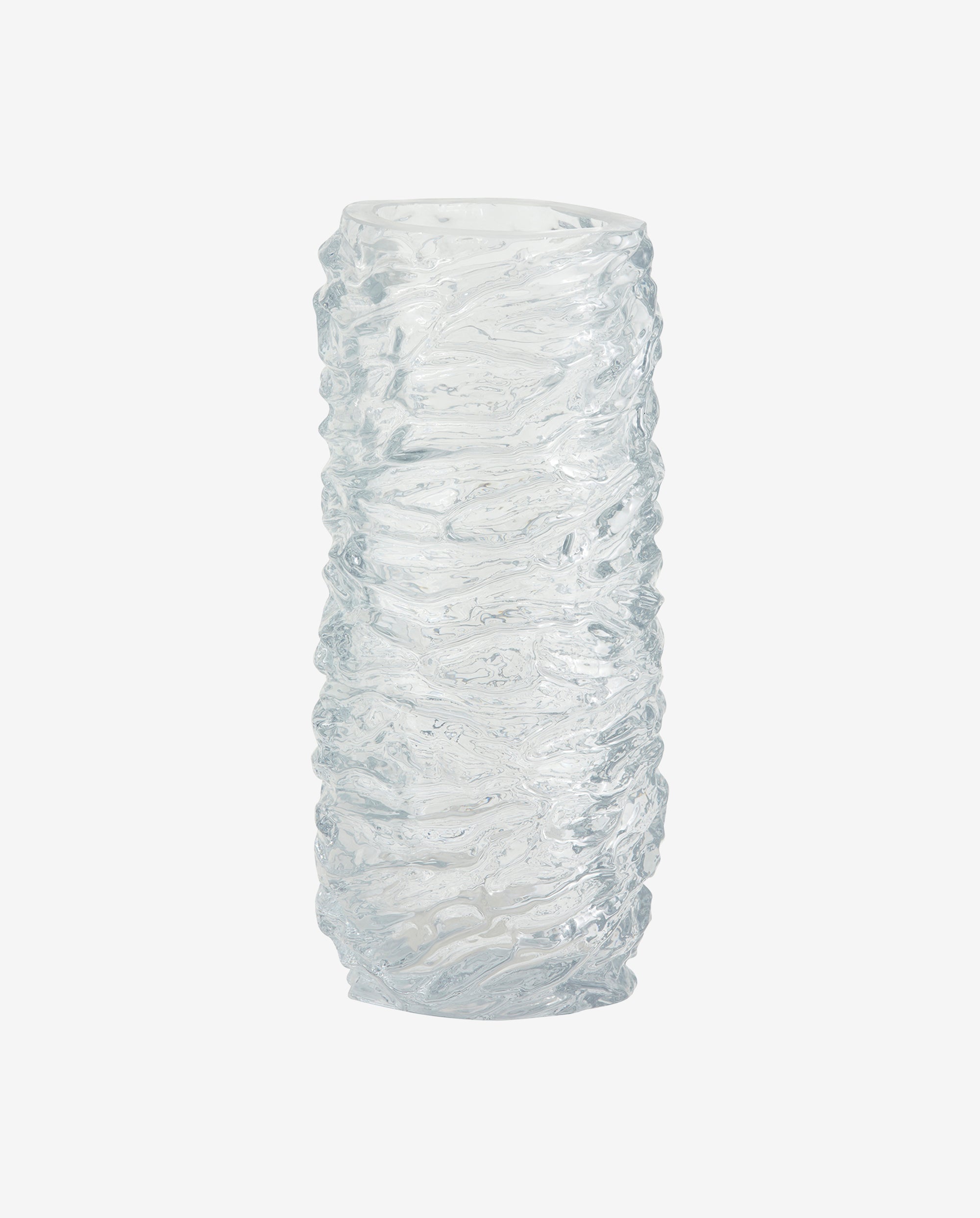 MAIO glasvase - h28 cm - klar glas