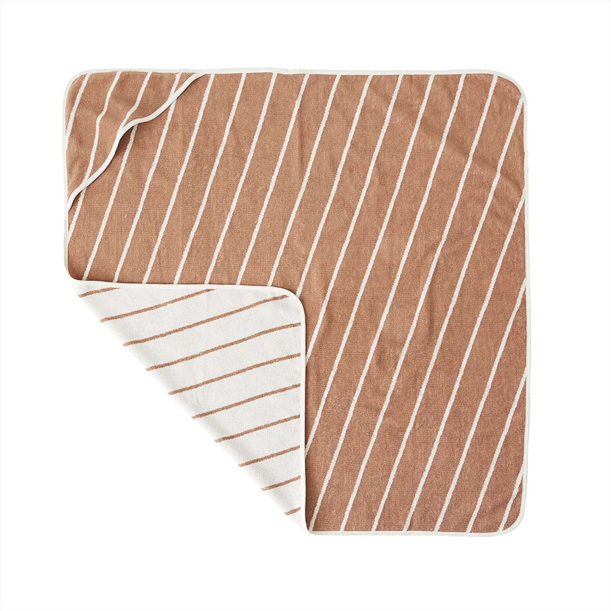 OYOY MINI Raita Håndklæde Med Hætte - Cloud / Caramel