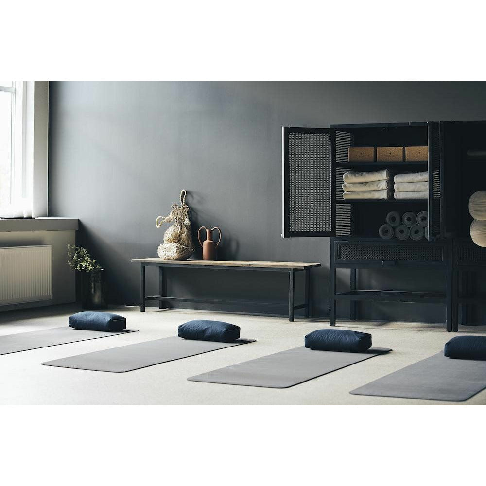 Nordal YOGA og meditationspude - 40x20 cm - mørkeblå