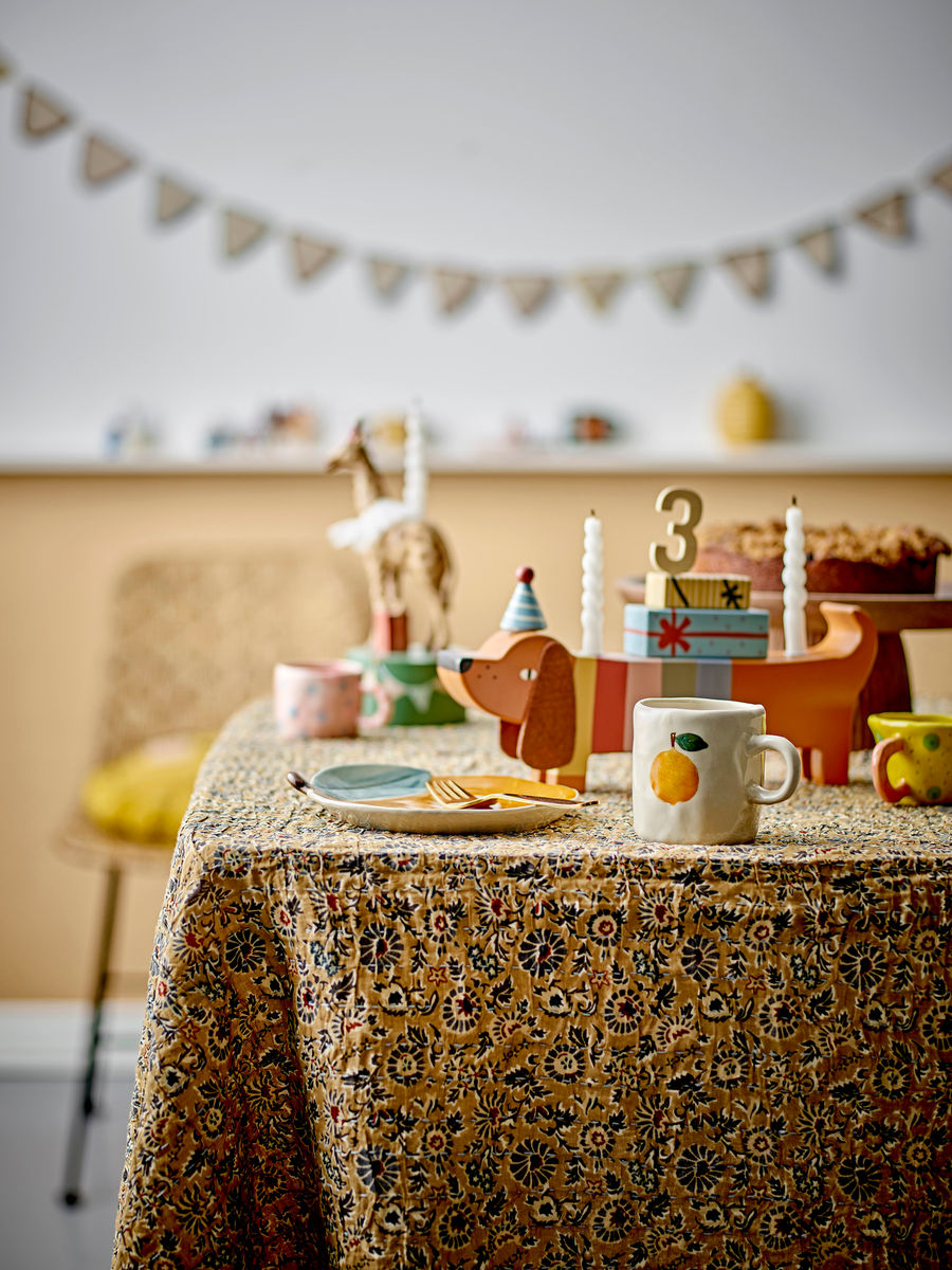 Bloomingville MINI Charlie Fødselsdagsdekoration, Brun, FSC®100%, Lotus