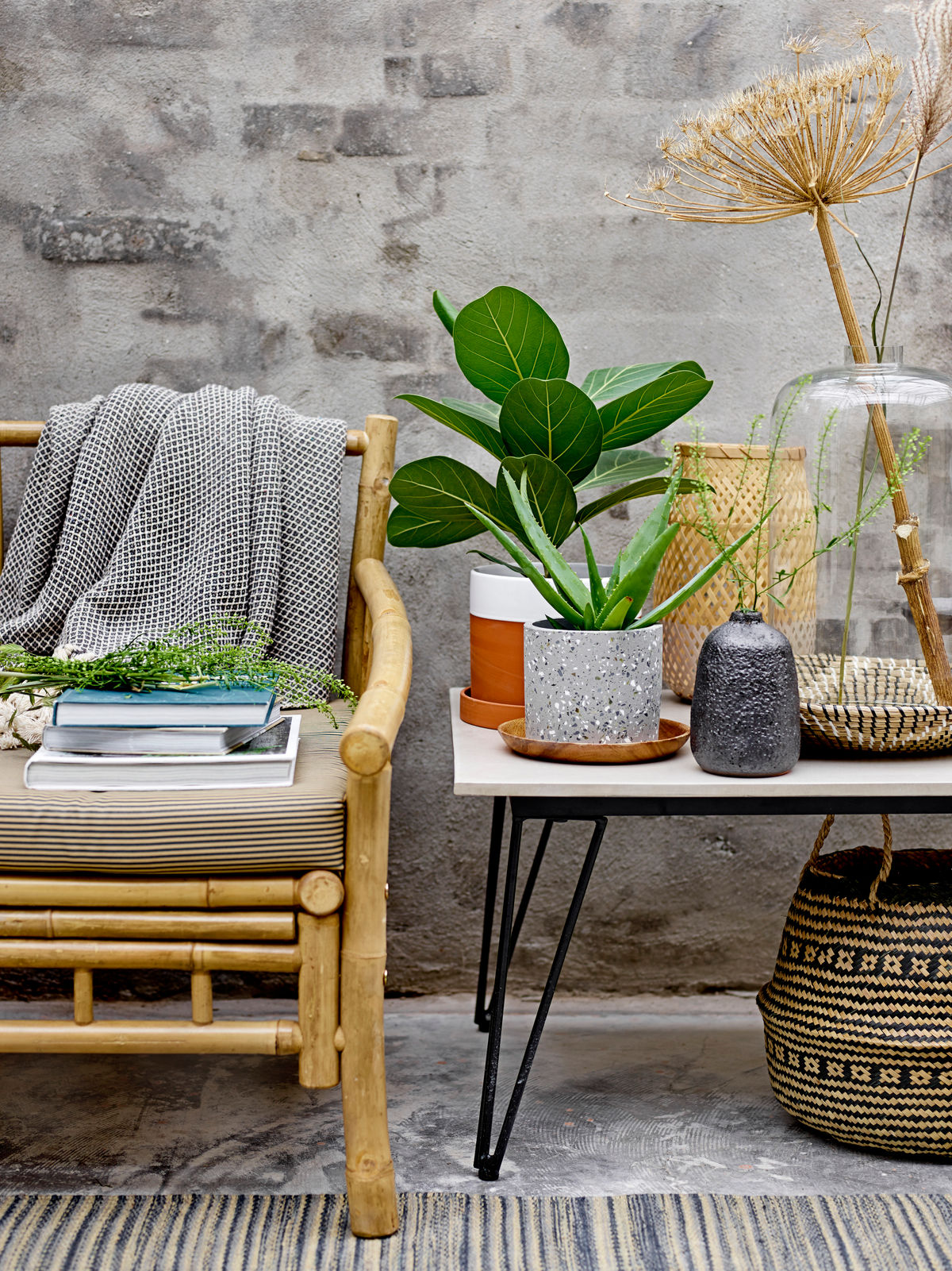 Bloomingville Mundo Sofabord, Grå, Fibercement - Bloomingville - DesignGaragen.dk