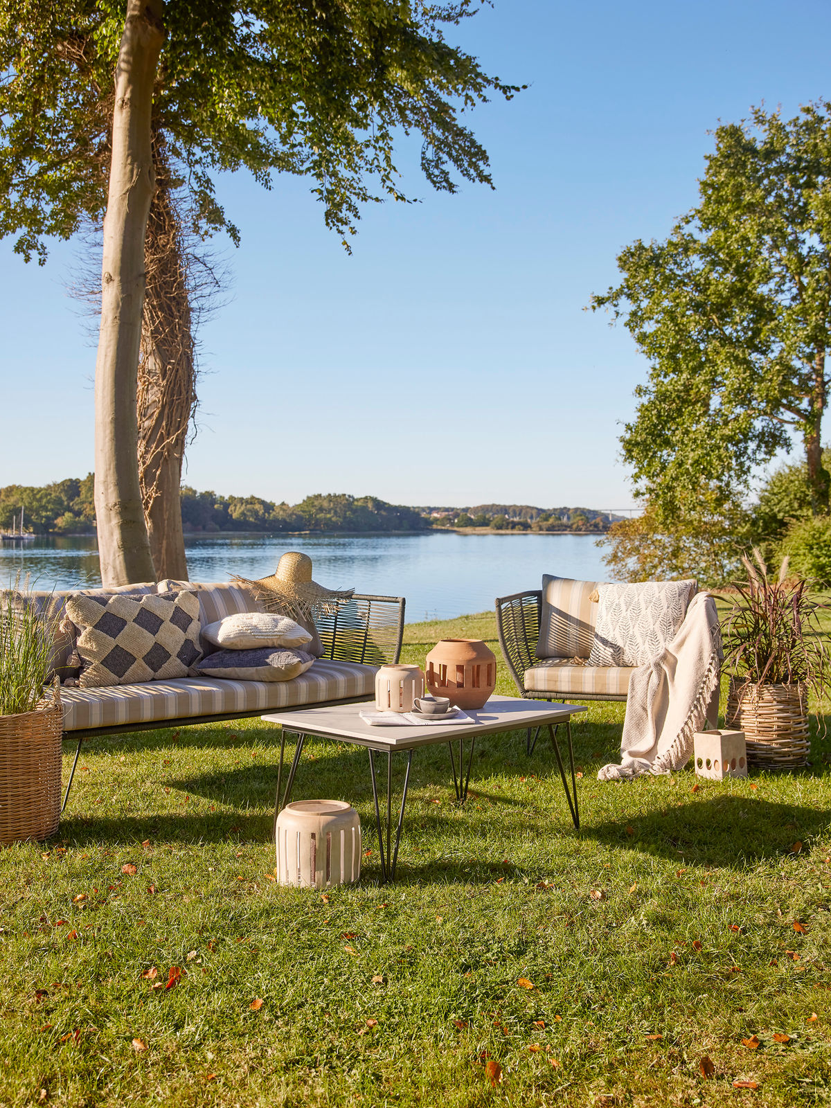 Bloomingville Mundo Sofabord, Grå, Fibercement - Bloomingville - DesignGaragen.dk