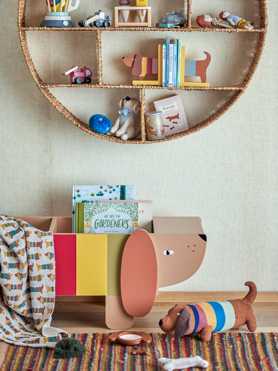 Bloomingville MINI Charlie Bogkasse, Brun, MDF