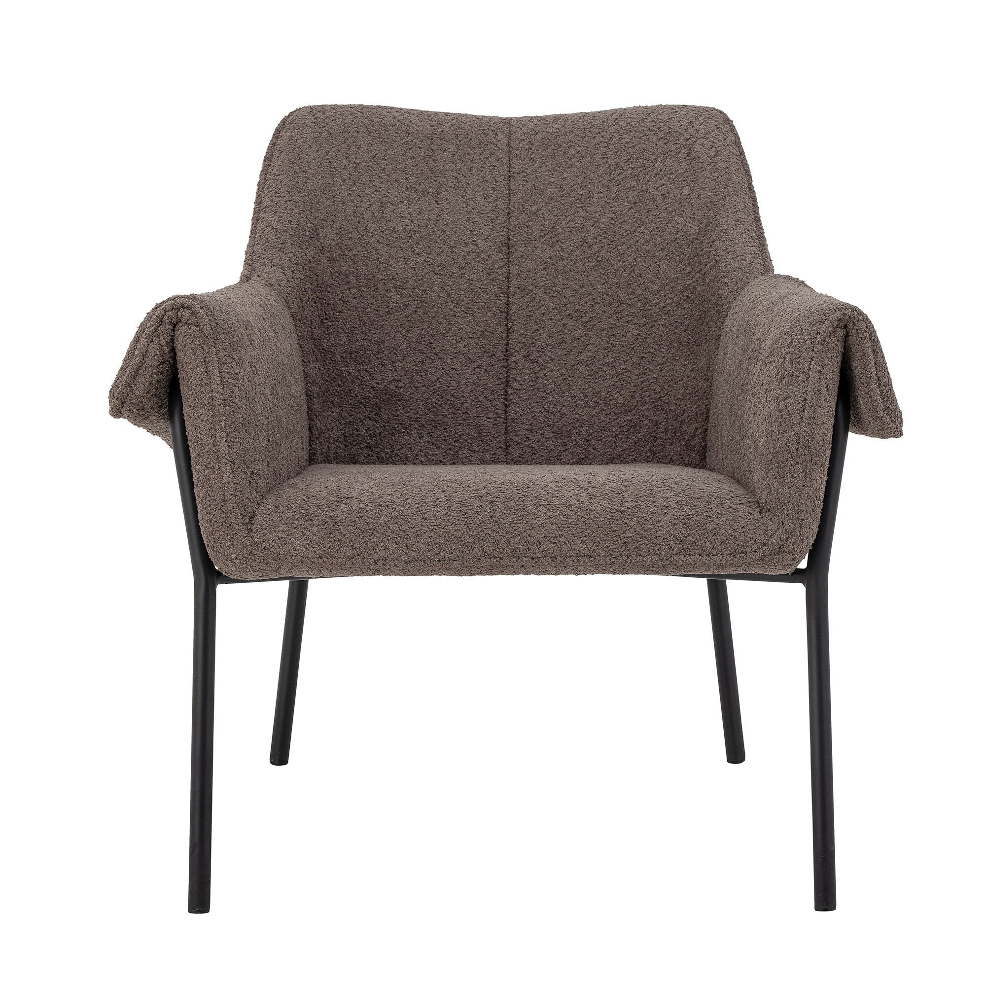 Bloomingville Fendi Lounge Stol, Brun, Polyester