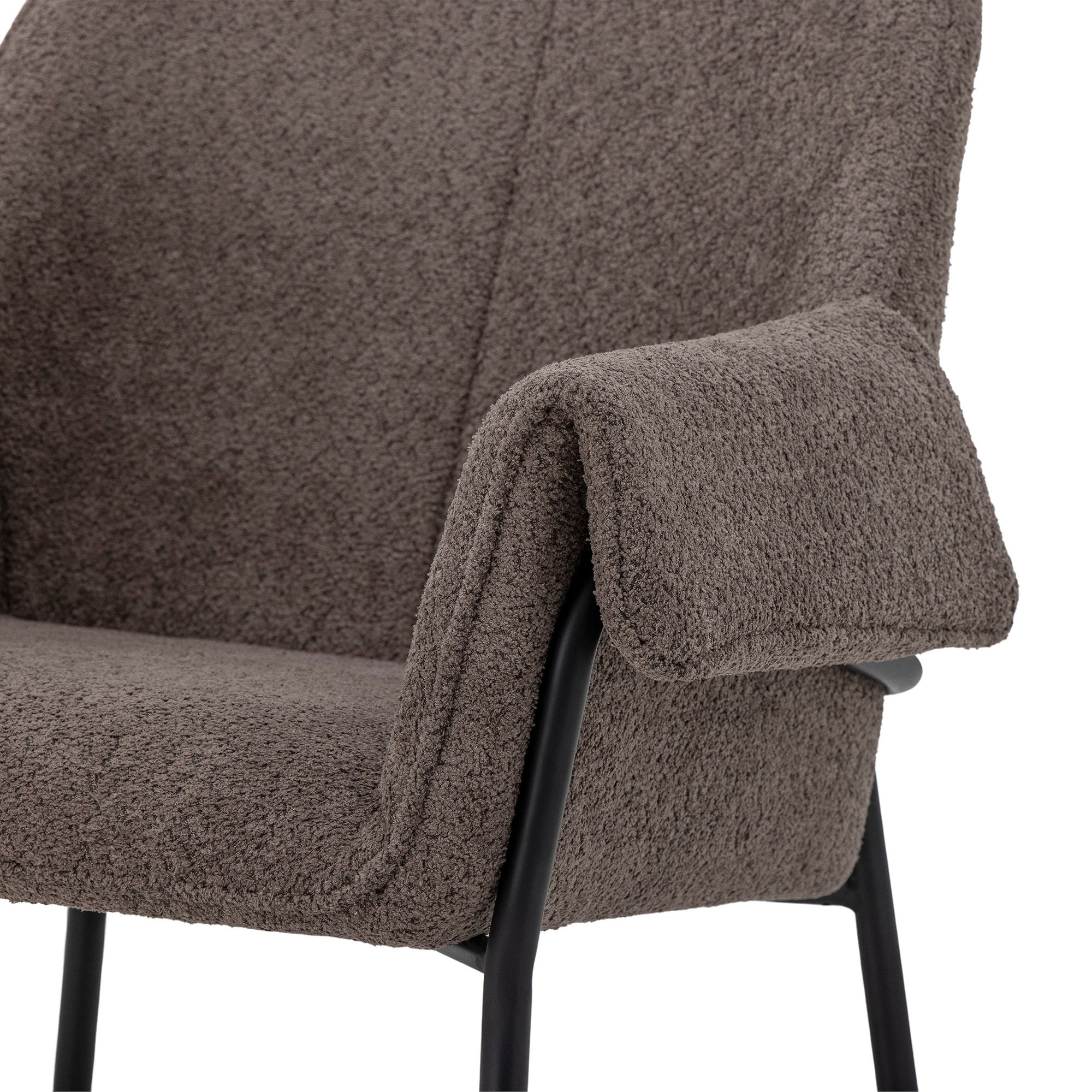 Bloomingville Fendi Lounge Stol, Brun, Polyester