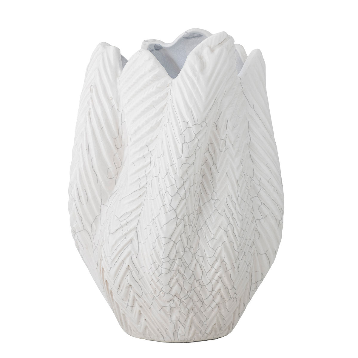 Creative Collection Besa Vase, Hvid, Stentøj - Creative Collection - DesignGaragen.dk