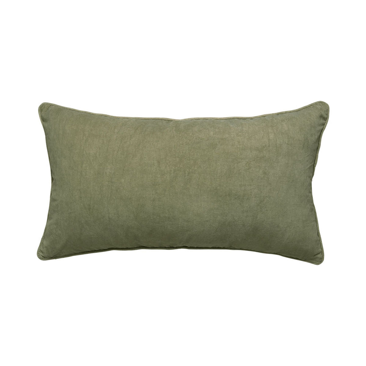 Cozy Living Velvet Soft Gable Cushion Cover SEAGRASS