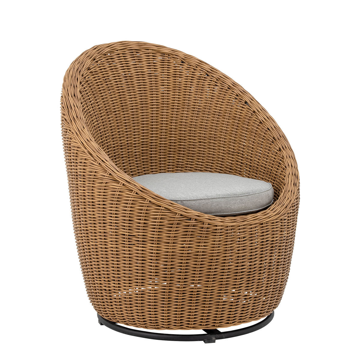 Bloomingville Roccas Loungestol, Brun, Polyrattan - Bloomingville - DesignGaragen.dk