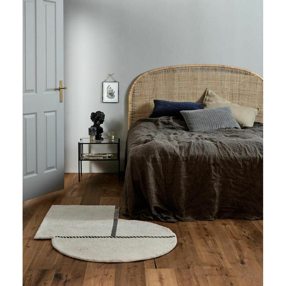 Nordal BALI sengegavl i rattan - 180 cm - natur