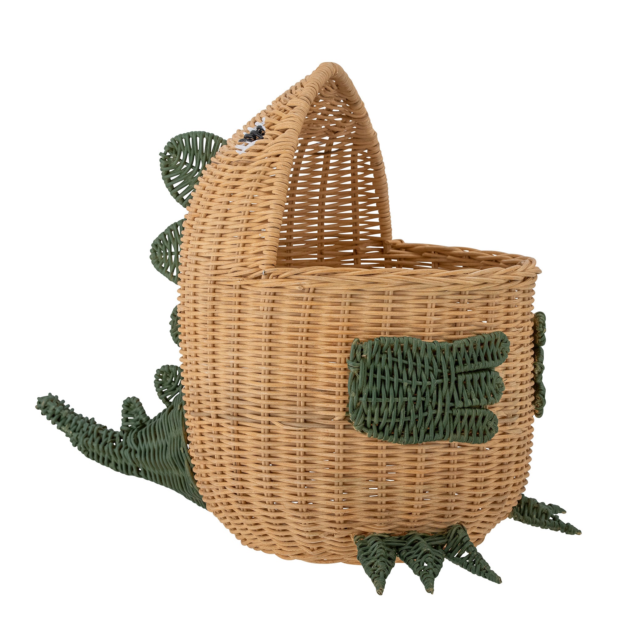 BLOOMINGVILLE MINI Eddi Kurv, Natur, Rattan - L57xH48xW37 cm - DesignGaragen.dk.