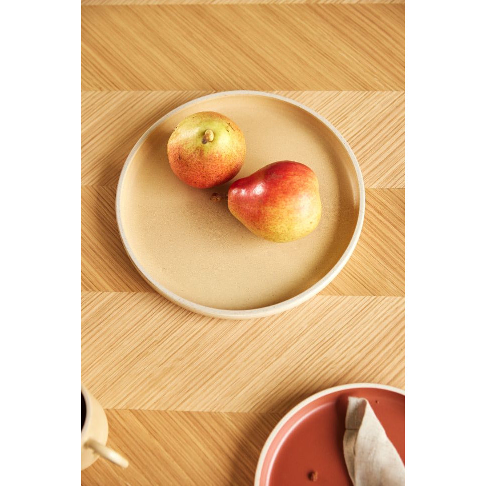 Hübsch - Bord, egetræ, sildeben, FSC, natur - 200x100xh75cm - Hübsch - DesignGaragen.dk