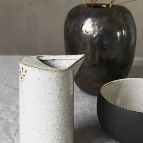 House Doctor - Kande / Mælkekande "Ivy" Sand dia: 7,8 cm, h: 14 cm