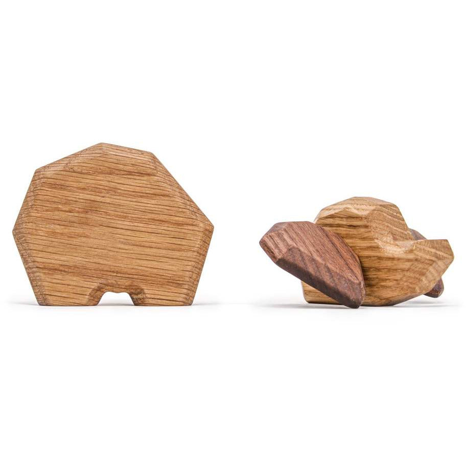 Den Lille Elefant (Egetræ) - FableWood - DesignGaragen.dk