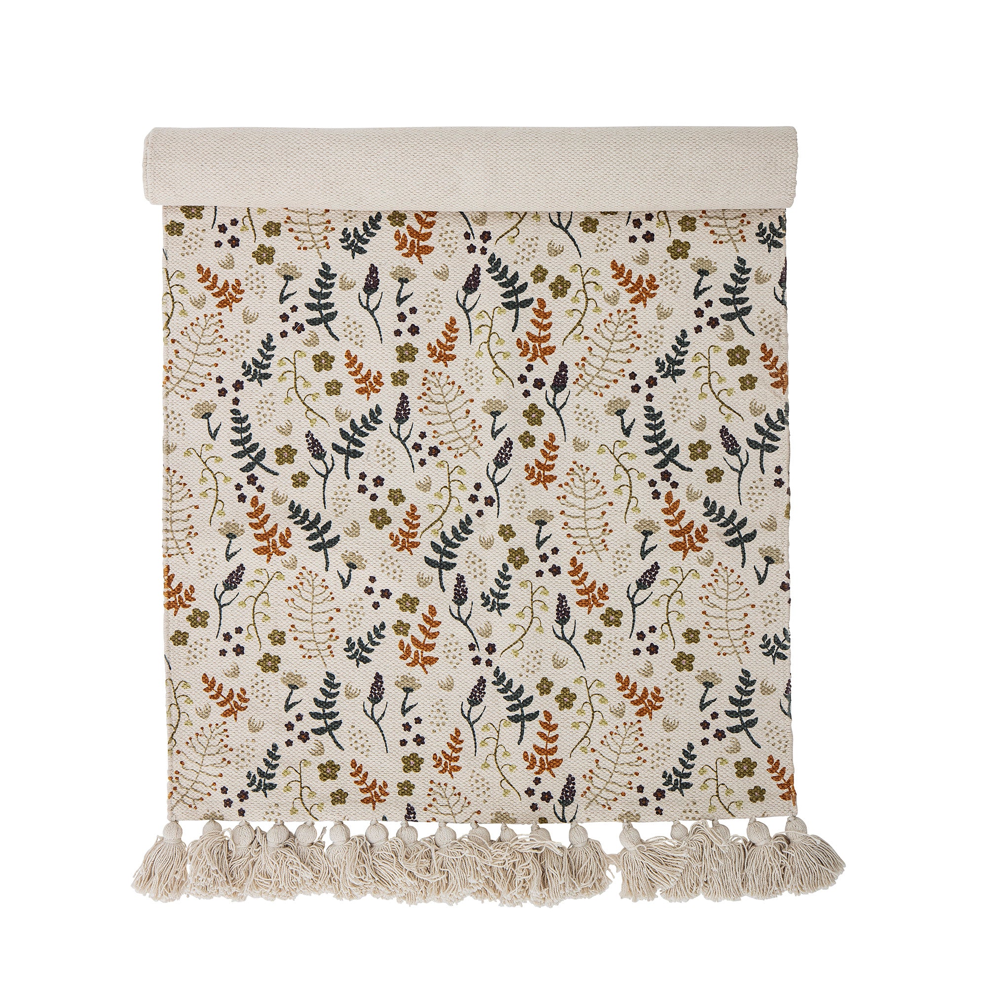 BLOOMINGVILLE MINI Filipa Tæppe, Natur, Bomuld - L120xW65 cm - DesignGaragen.dk.