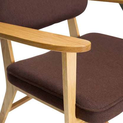 Haze Loungestol  Mørkebrun - 80x64xh71cm