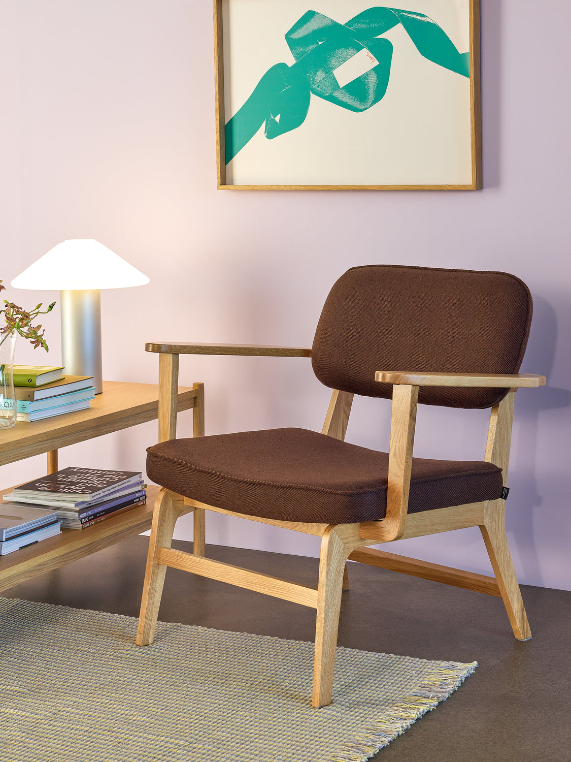 Haze Loungestol  Mørkebrun - 80x64xh71cm