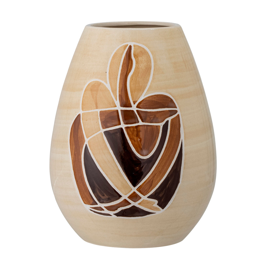 Bloomingville Jona Vase, Brun, Stentøj
