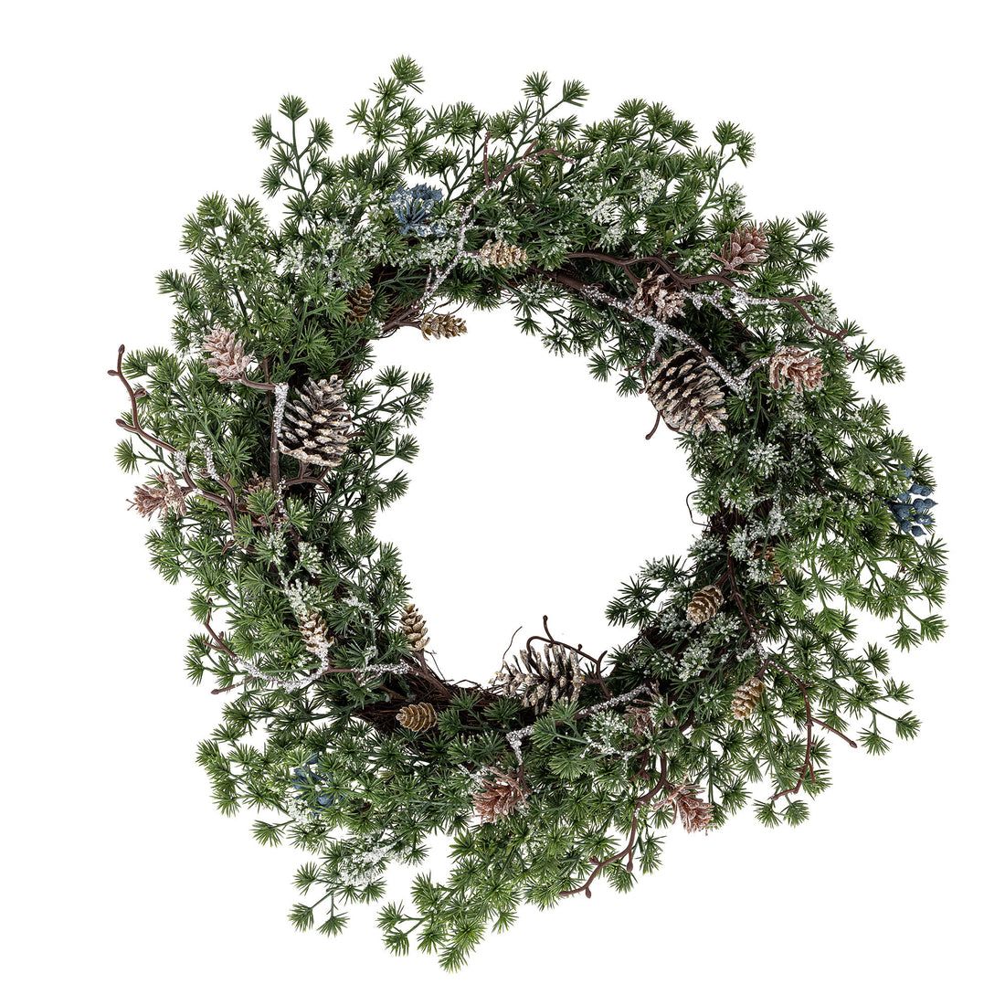 Bloomingville Cedar Krans, Grøn, Kunstige Blomster