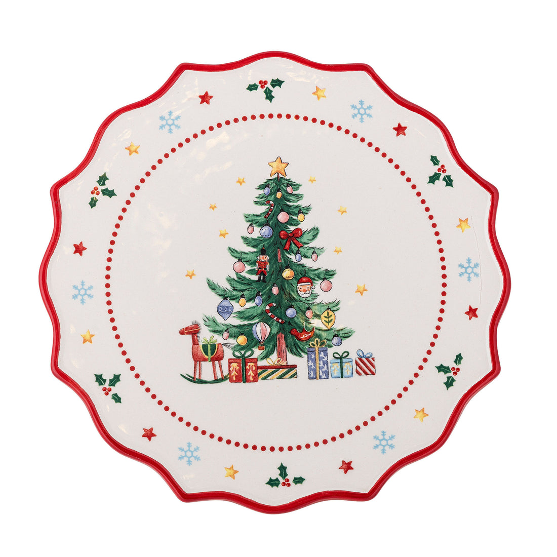 Bloomingville Naive Kagefad , Rød, Keramik