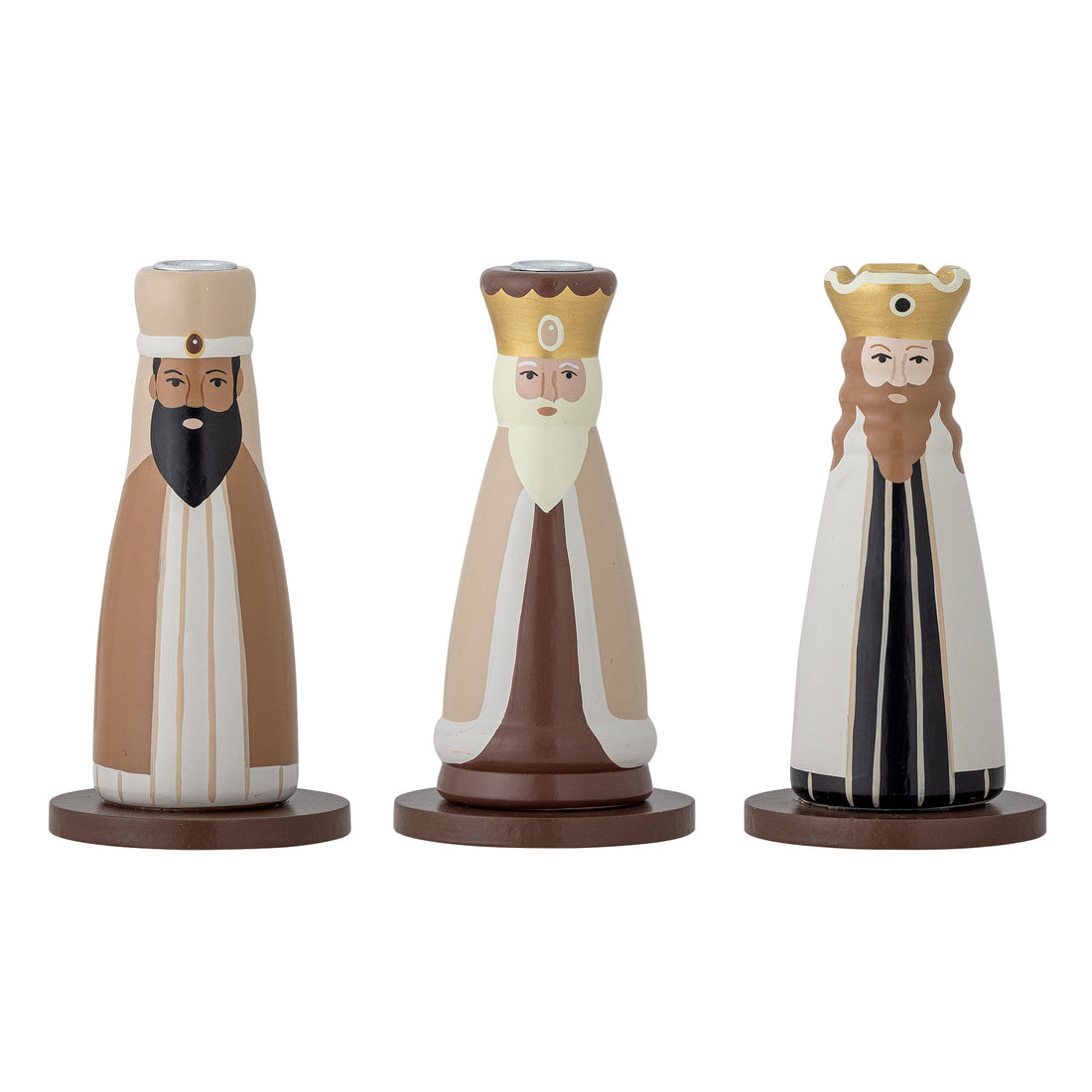 Bloomingville Betiel Lysestage, Natur, FSC®100%, Bøg