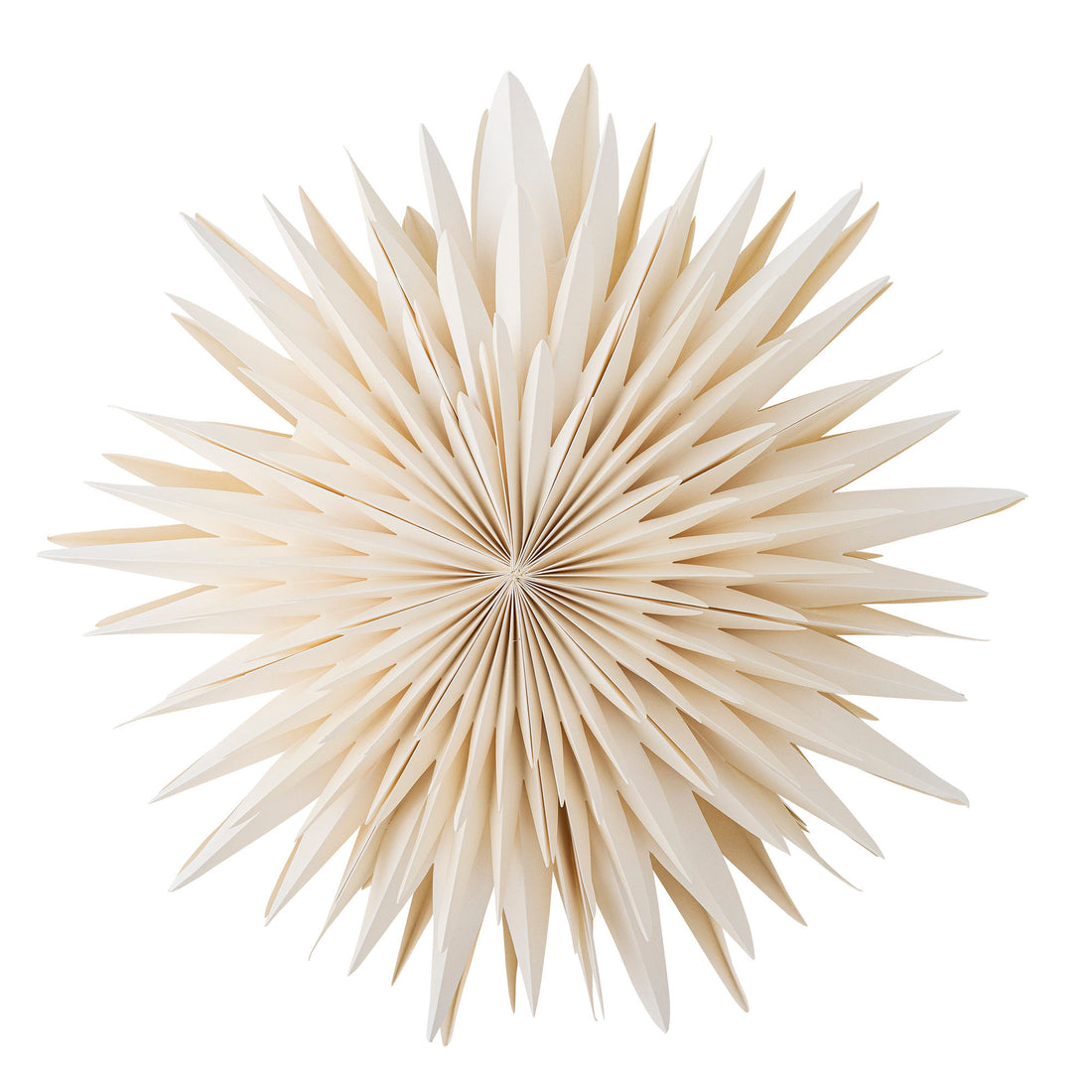 Bloomingville Elijas Stjerne m/lys, Hvid, FSC® Mix, Papir