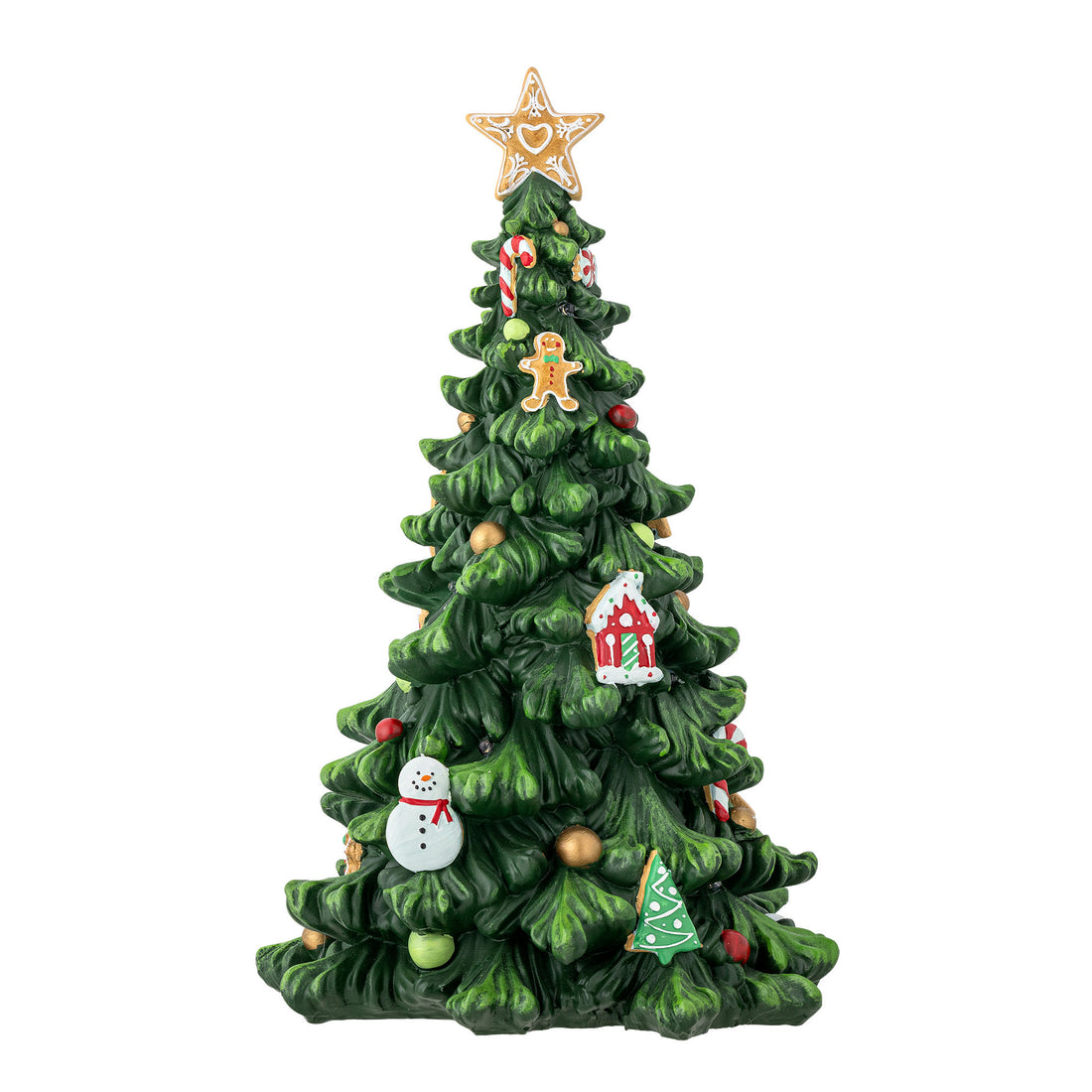 Bloomingville Eddy Deko m/lys, Grøn, Polyresin