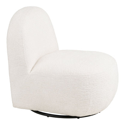 Milo Loungestol - Loungestol med drejefunktion, off white HN1081
