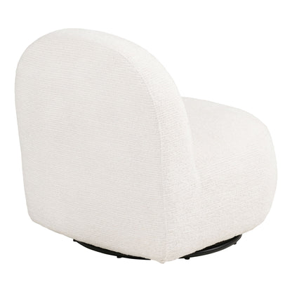 Milo Loungestol - Loungestol med drejefunktion, off white HN1081