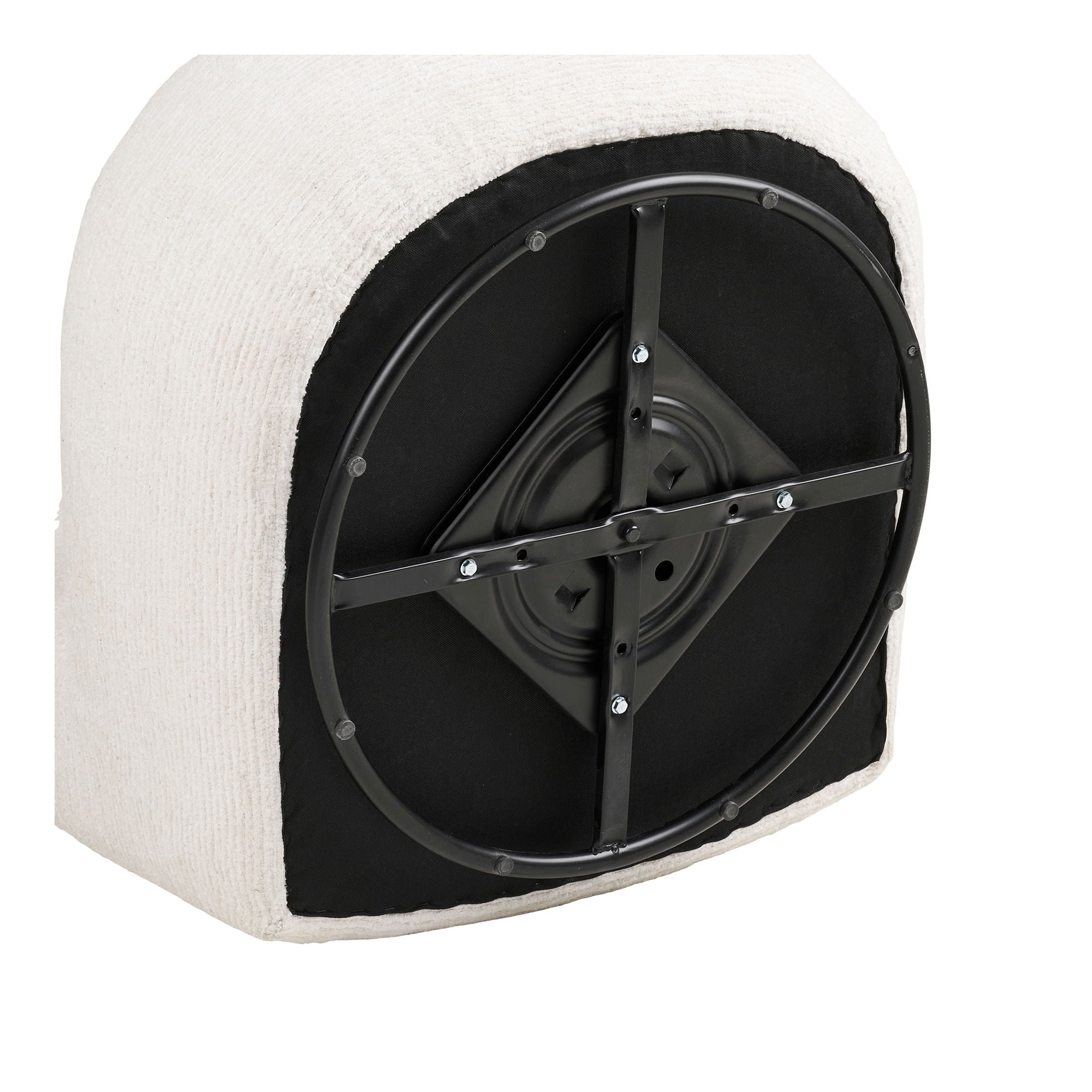 Milo Loungestol - Loungestol med drejefunktion, off white HN1081