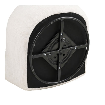 Milo Loungestol - Loungestol med drejefunktion, off white HN1081