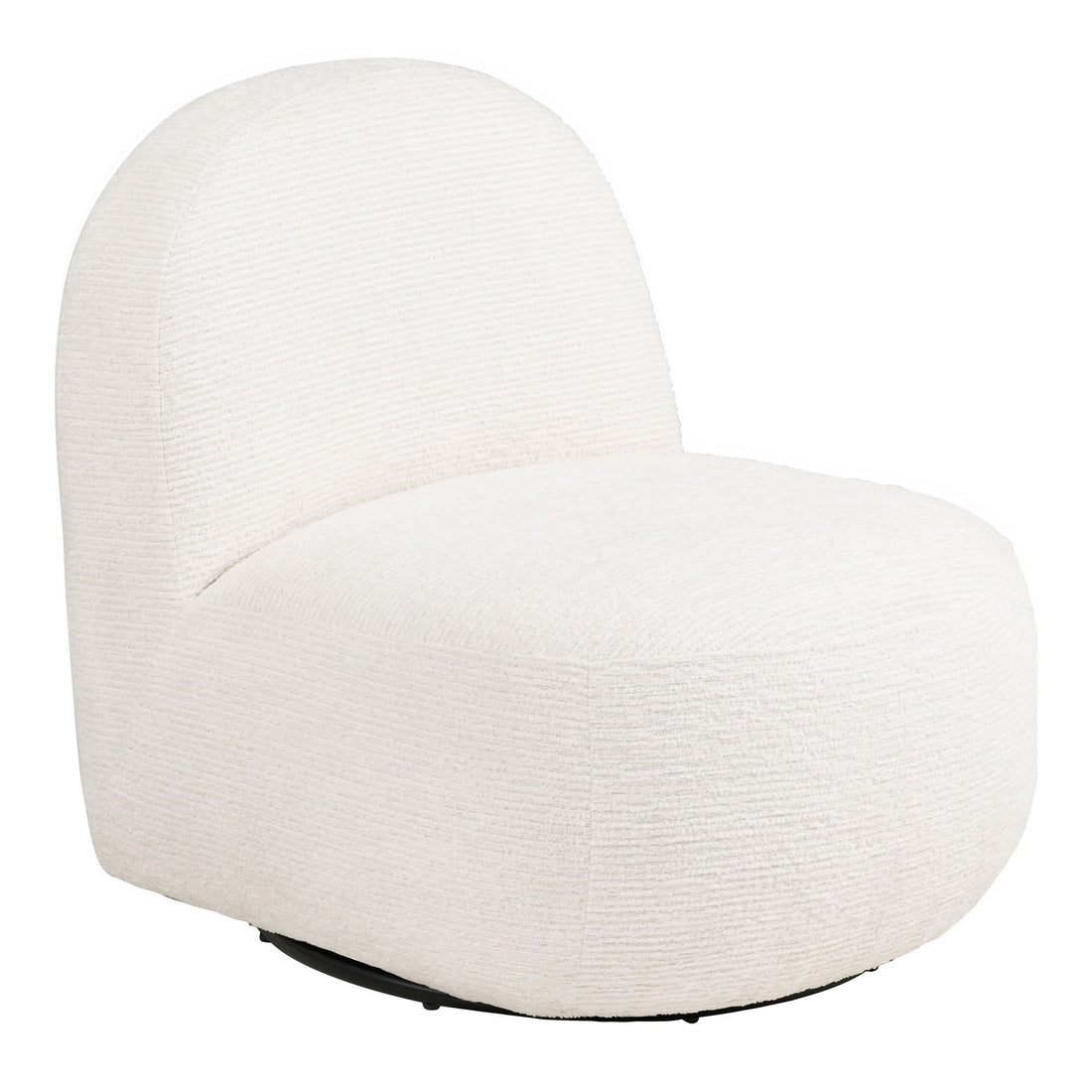 Milo Loungestol - Loungestol med drejefunktion, off white HN1081