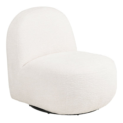Milo Loungestol - Loungestol med drejefunktion, off white HN1081