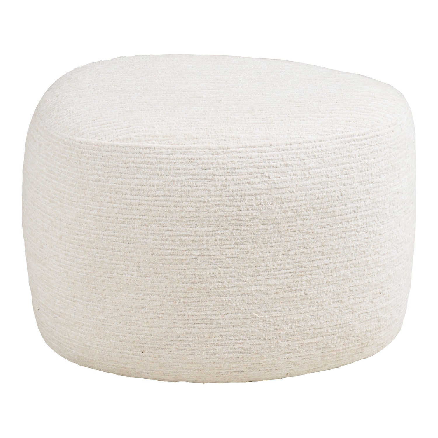 Milo sæt - Loungestol og puf, off-white HN1081