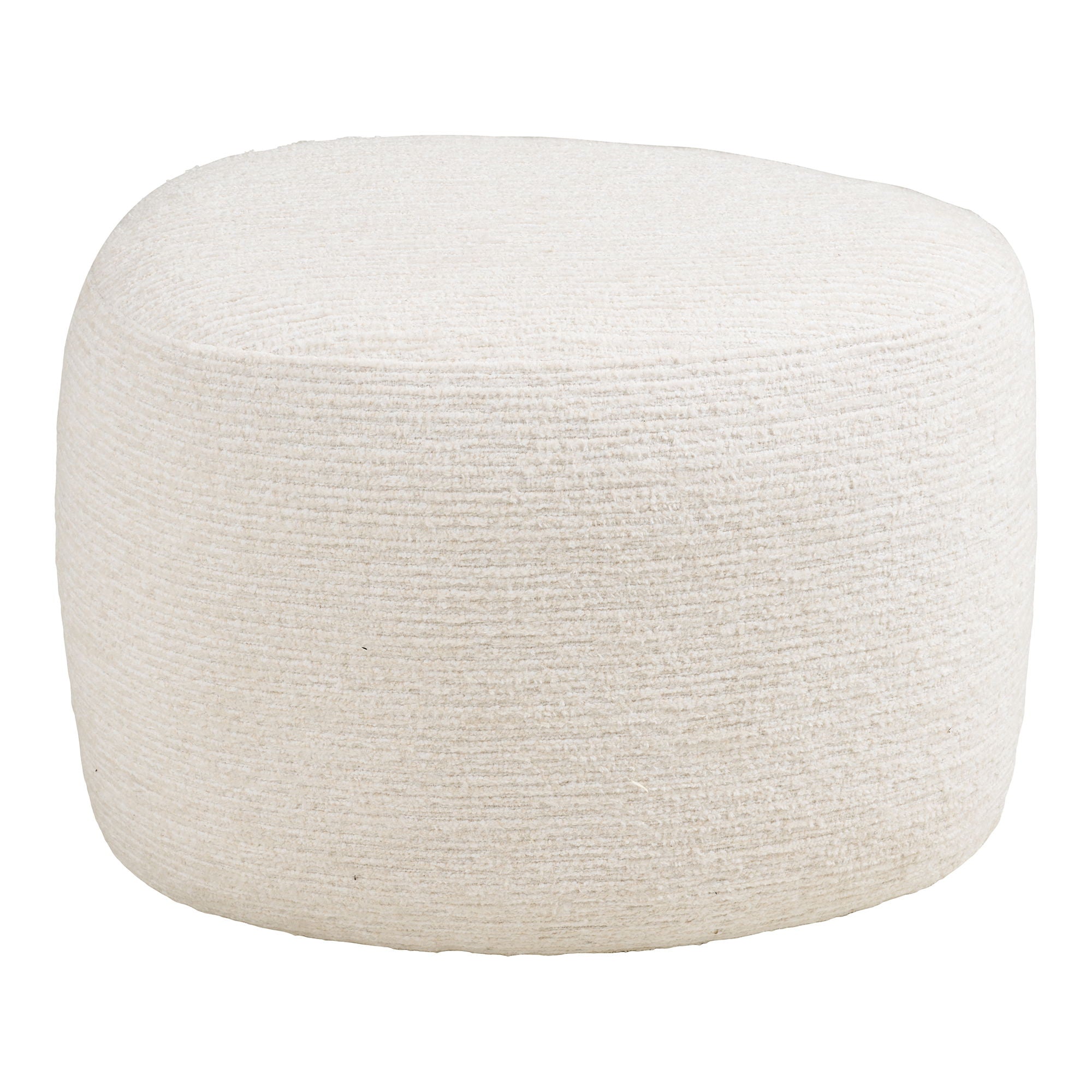 Milo sæt - Loungestol og puf, off-white HN1081