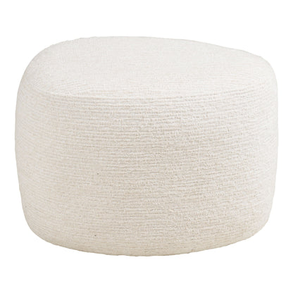 Milo sæt - Loungestol og puf, off-white HN1081