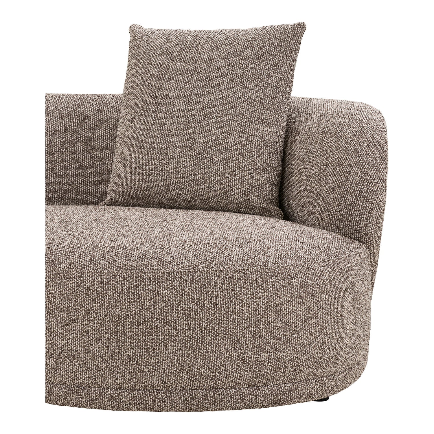 Kingston Lounge Sofa med 2 puder, venstrevendt, brun