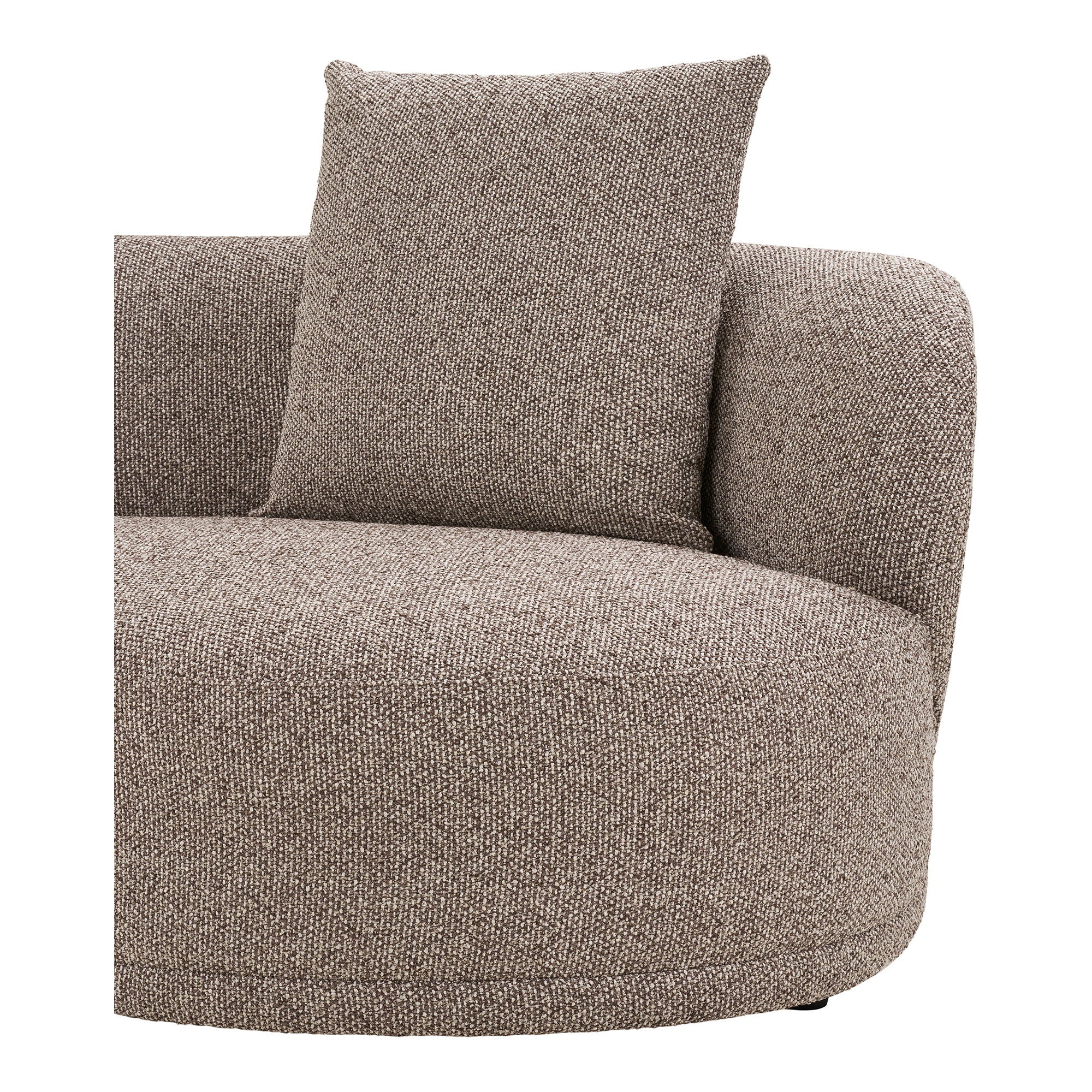 Kingston Lounge Sofa med 2 puder, venstrevendt, brun