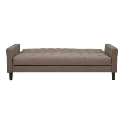 Milton Sovesofa - Sovesofa med opbevaring, brun, sorte ben HN1089