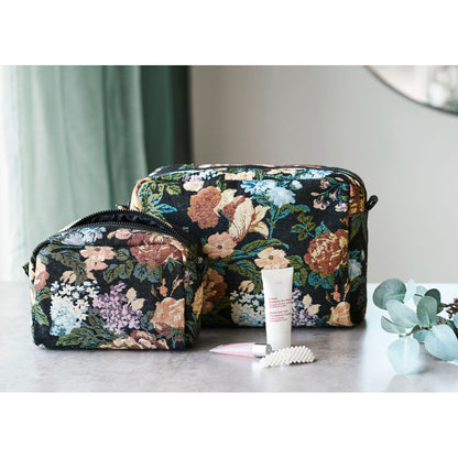 Zoe Toilettaske - Toilettaske, sort mix sæt af 2