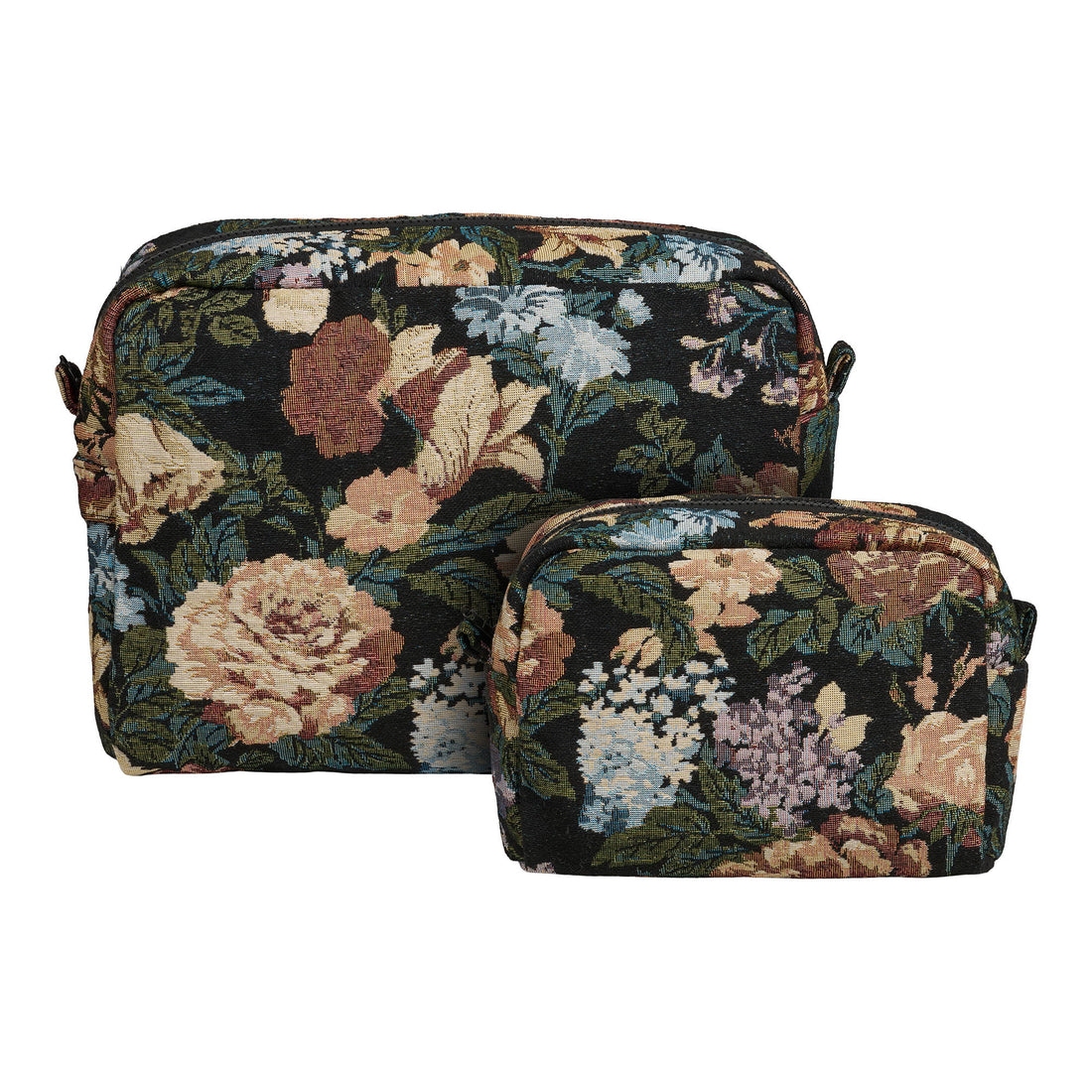 Zoe Toilettaske - Toilettaske, sort mix sæt af 2