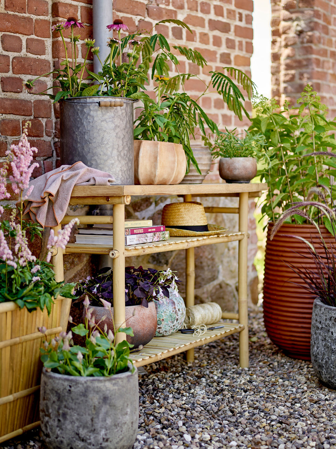 Bloomingville Mesola Urtepotteskjuler, Brun, Magnesia