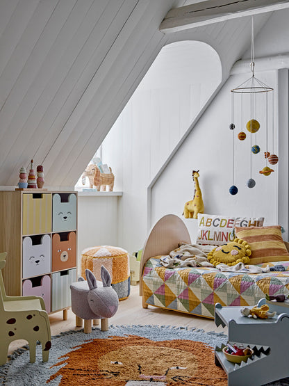 Bloomingville MINI Ibber Stol, Grå, FSC®100%, MDF