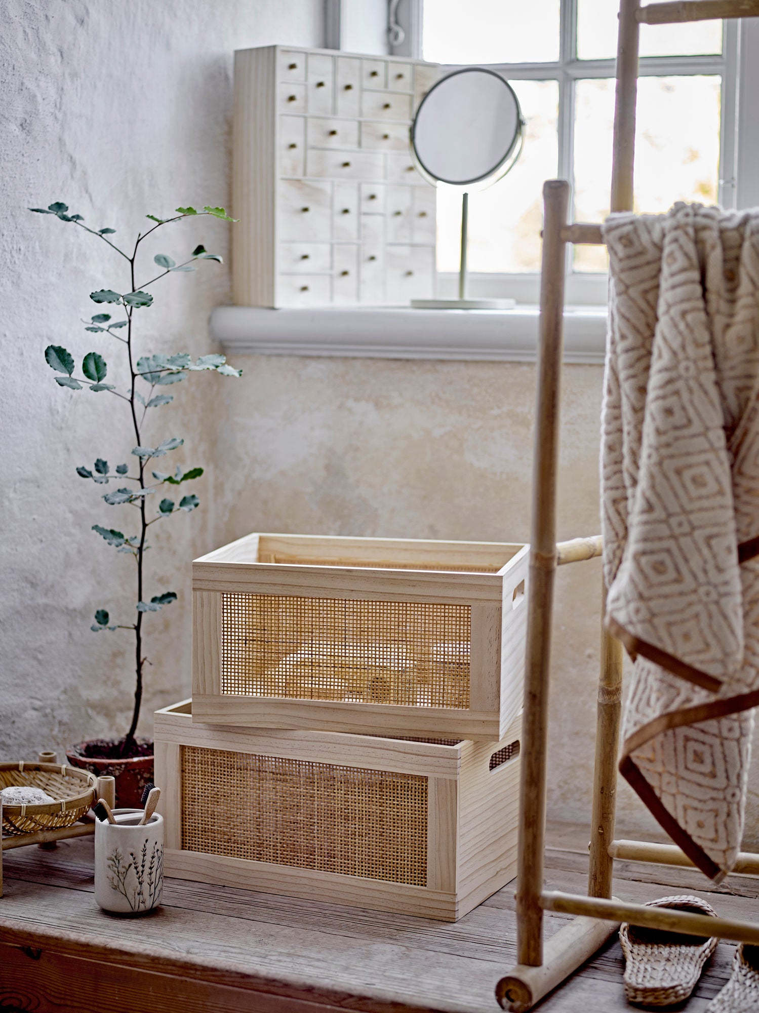 Bloomingville Valery Opbevaringskasse, Natur, FSC® 100% , Pine