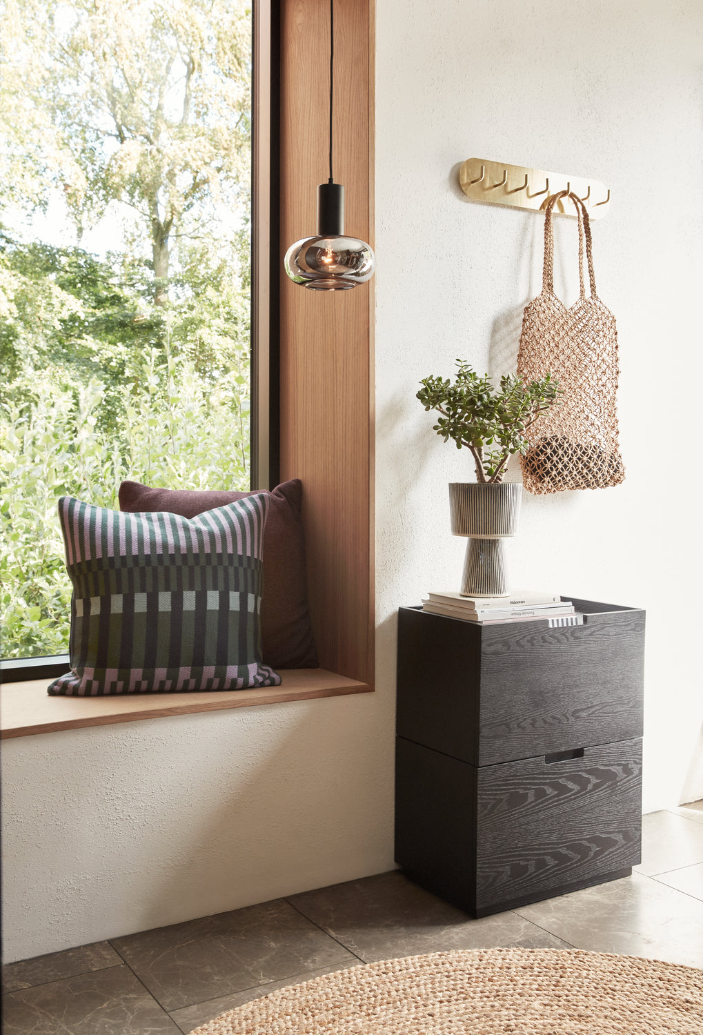 Jute tæppe Ø150 cm