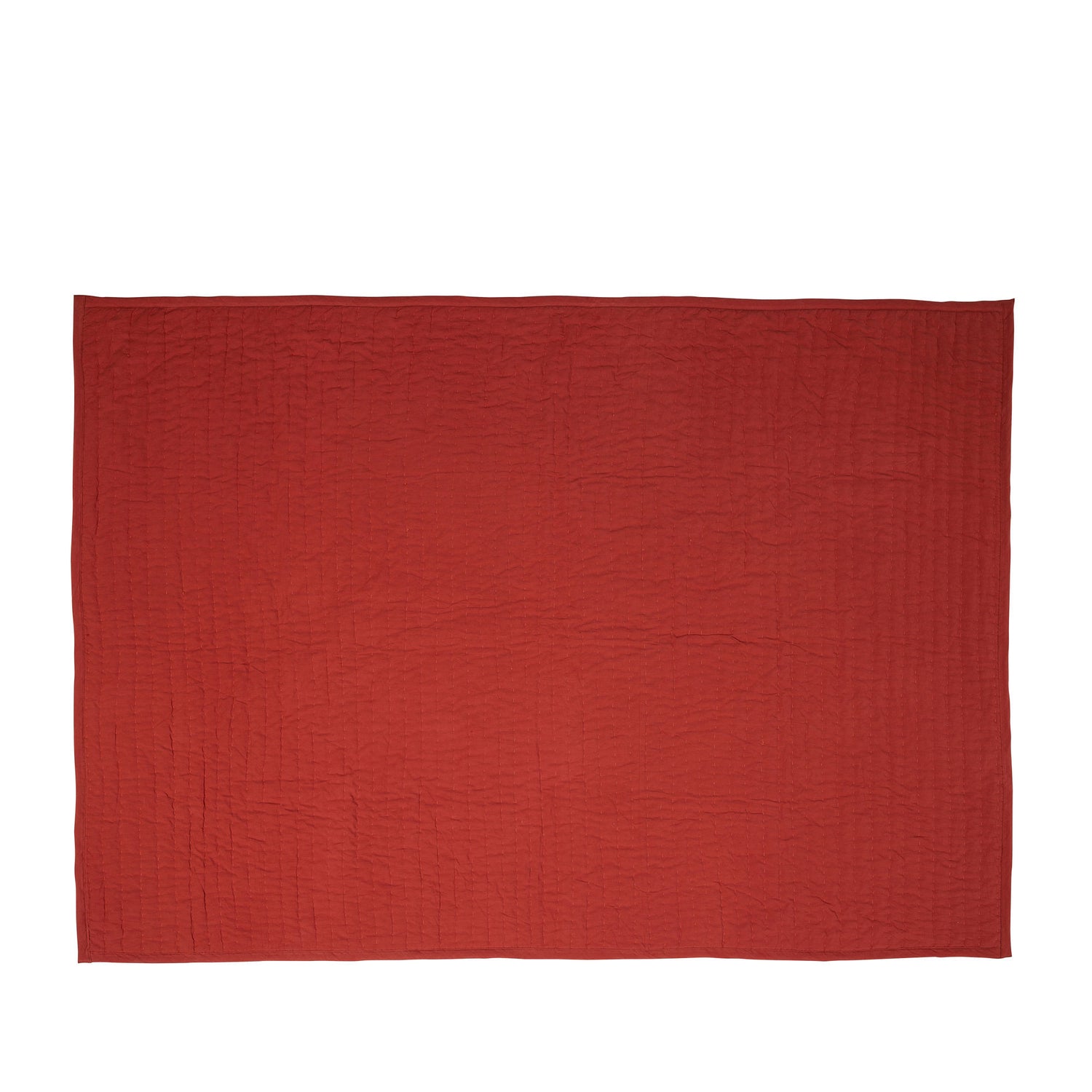 Hübsch Pavilion Plaid  Block Coral/ Flerfarvet