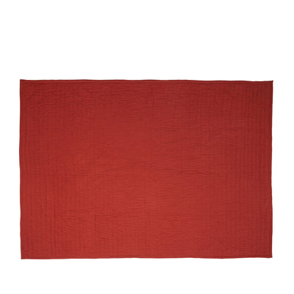 Hübsch Pavilion Plaid  Block Coral/ Flerfarvet