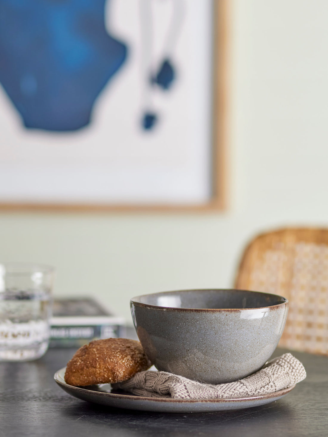 Bloomingville Sandrine Morgenmadssæt, Grå, Stentøj