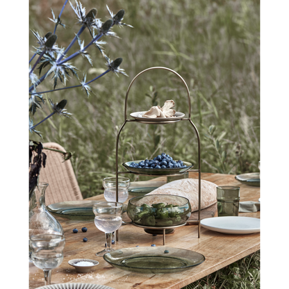 Tallerkenopsats, HDSana, Antik messingfinish