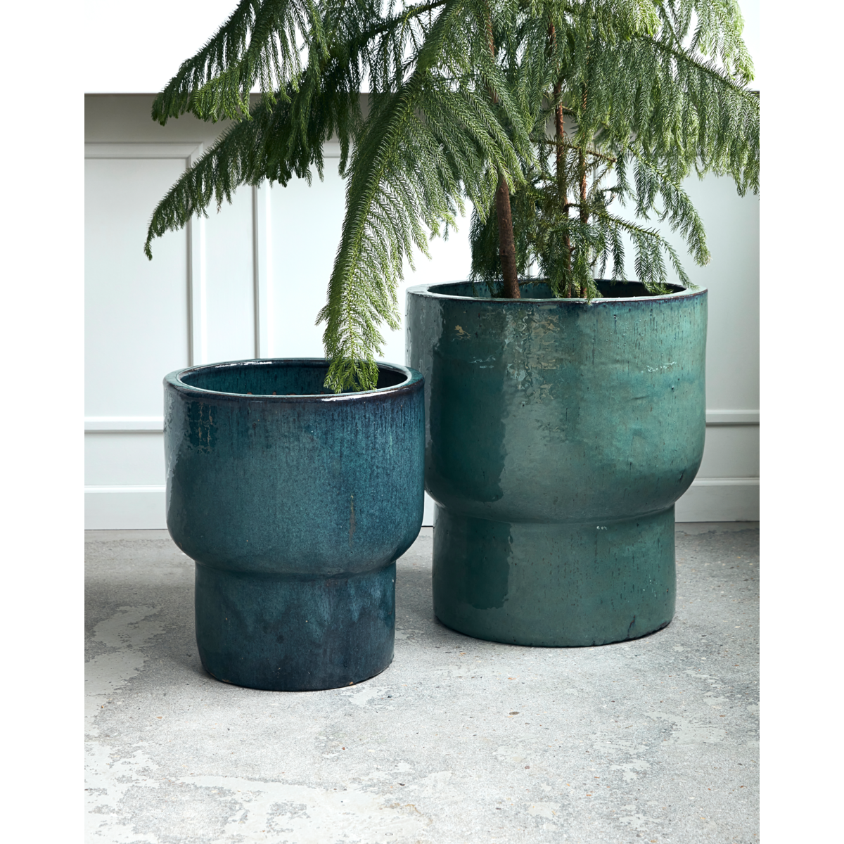 Urtepotte, HDTerra, Grøn h: 55 cm, dia: 50 cm