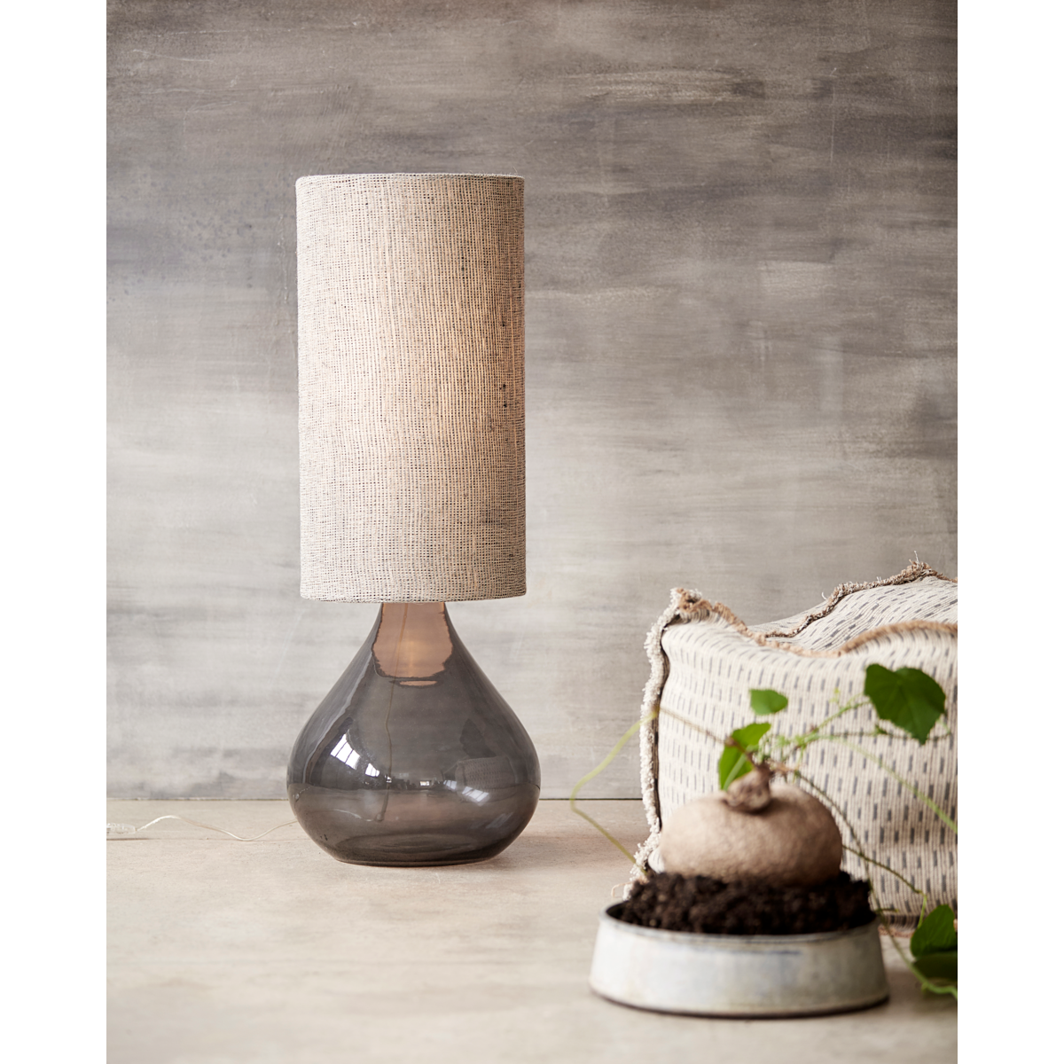 Lampefod, HDBig, Mørkegrå h: 64 cm, dia: 34 cm